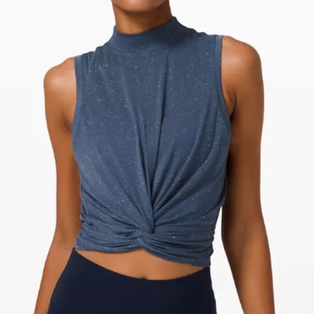 Lululemon Time to Restore Mock Neck Tank